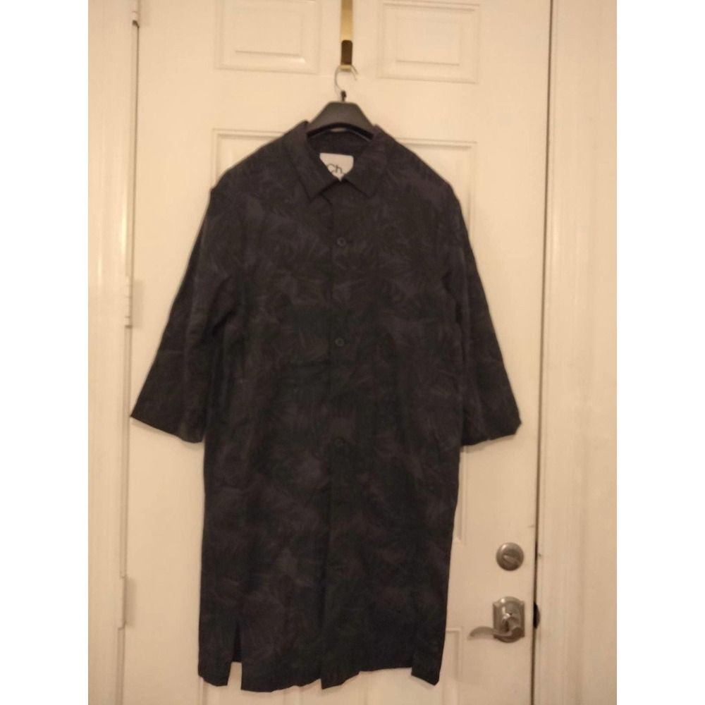 CH. Asian Style- Mid Long Cotton Blend  Coat Women Size XL